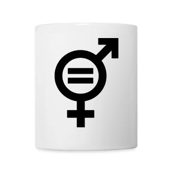 Gender Equality Symbol Emancipation Equality - Mug - white - Front