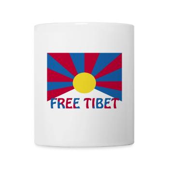 free tibet - Tasse - Weiß - Vorne