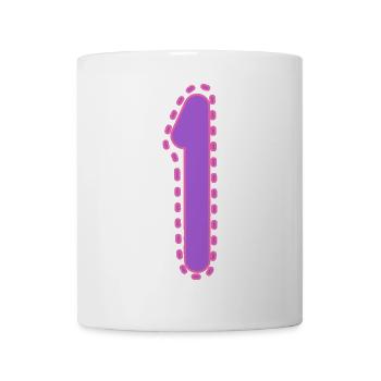 1. 1 JAHR. 1. JAHRESTAG. 1 JAHR GEBURTSTAG - Tasse - Weiß - Vorne