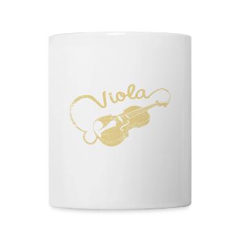 Bratsche - Tasse - Weiß - Vorne