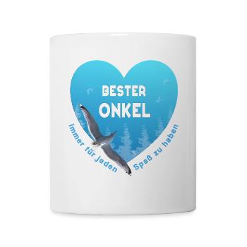 bester Onkel - Tasse - Weiß - Vorne