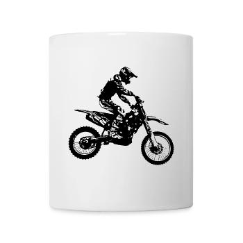 enduro - Tasse - Weiß - Vorne