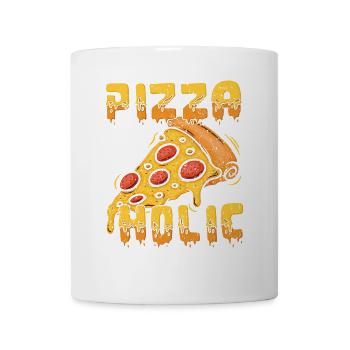 Pizzaholic Pizza-Liebhaber Italienisches Essen Piz - Tasse - Weiß - Vorne