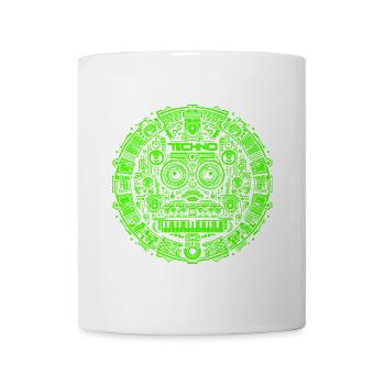 Techno Music Logo - Mug - white - Front