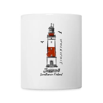 JUSSARÖ LEUCHTTURM Marine Textilien und Geschenke - Tasse - Weiß - Vorne