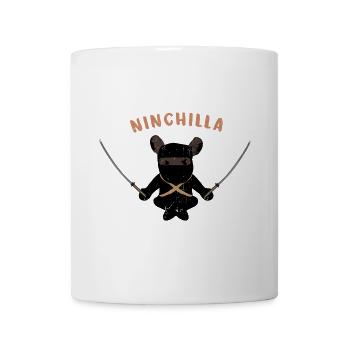 Flauschiger Samurai Chinchilla - Tasse - Weiß - Vorne