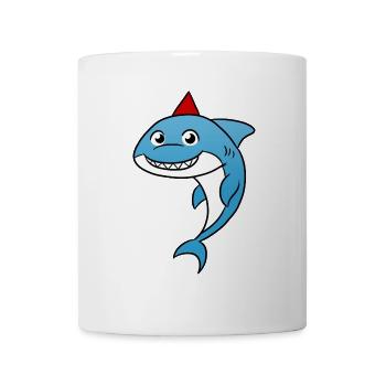 Hai Kindergeburtstag - Tasse - Weiß - Vorne