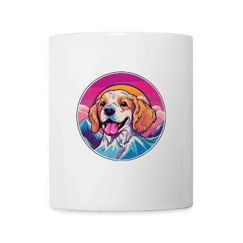 Ratonero Bodeguero Andaluz Hunderasse Cartoon Kawai - Tasse - Weiß - Vorne
