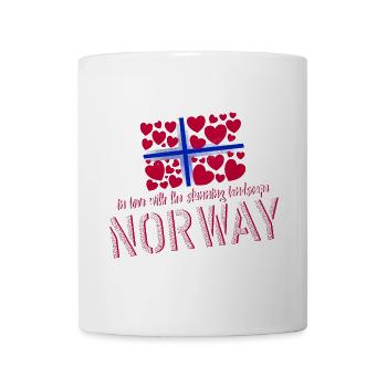Norwegen norge - Tasse - Weiß - Vorne