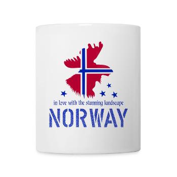Norwegen Norge - Tasse - Weiß - Vorne