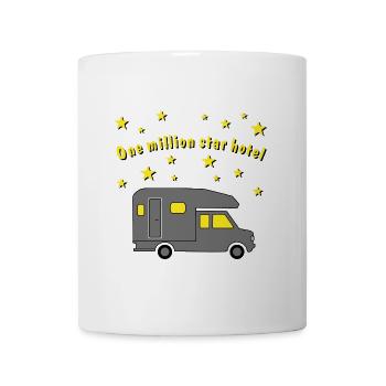 million star hotel pickup - Tasse - Weiß - Vorne