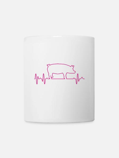 Schwein - Tasse - Weiß