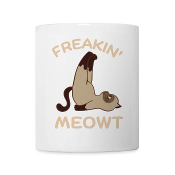 Freakin Meowt - Tasse - Weiß - Vorne