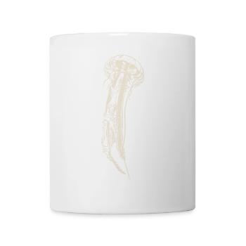 Qualle Jellyfish Ozean maritim save the deep blue - Tasse - Weiß - Vorne