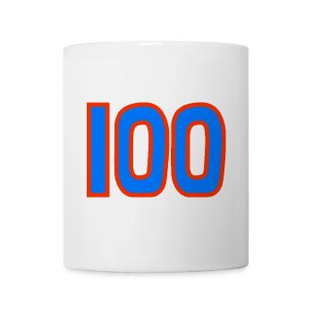 100. 100 JAHRE. 100-JÄHRIGES JUBILÄUM. 100. GEBURTSTAG - Tasse - Weiß - Vorne