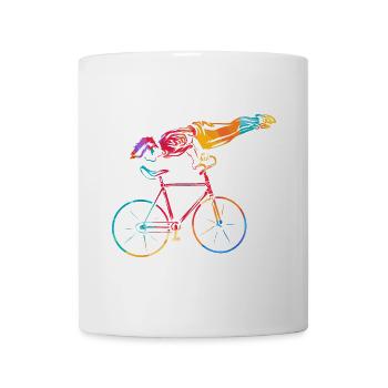 Eleganter Kunstradfahrer Wettkampf - Tasse - Weiß - Vorne