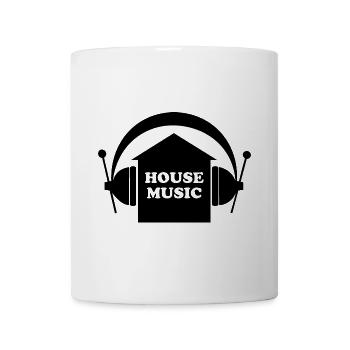 House music - Tasse - Weiß - Vorne