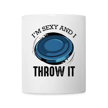 Disc golf saying funny pun frisbee gift - Mug - white - Front