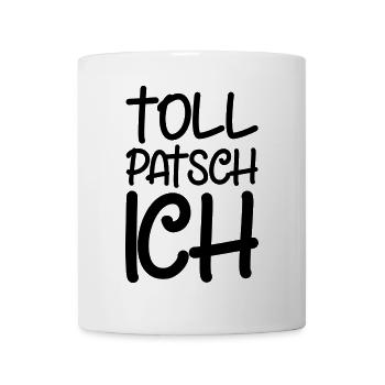 Tollpatsch Ich tollpatschig lustig tollpatschich - Tasse - Weiß - Vorne