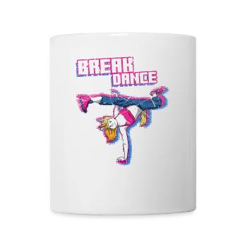 Breakdancing Unicorn Breakdance Breakdancerin - Tasse - Weiß - Vorne