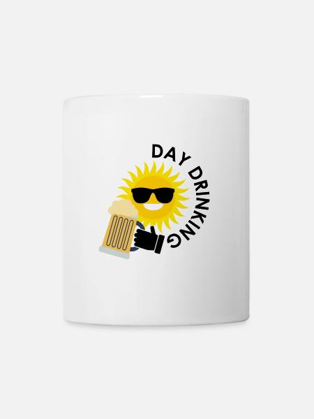 Bier Mallorca Saufen - Tasse - Weiß