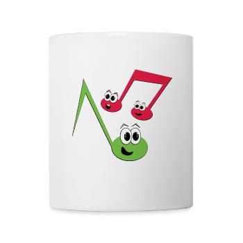 Fugly Noten - Tasse - Weiß - Vorne