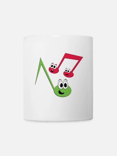 Fugly Noten - Tasse - Weiß