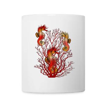 Seepferdchen - Tasse - Weiß - Vorne