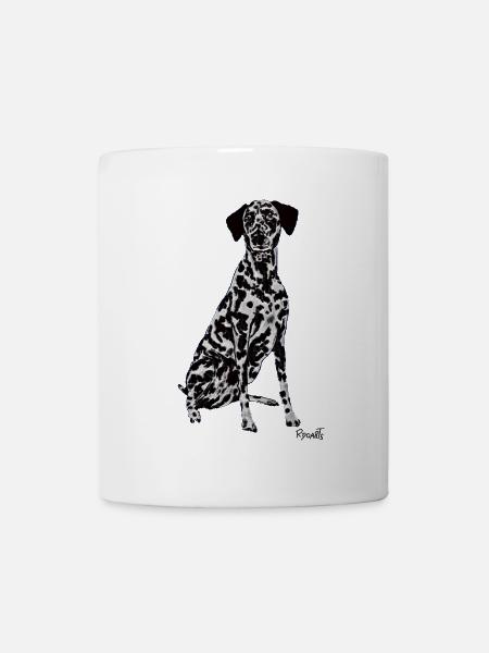 Schöner dalmatinischer Hund - Tasse - Weiß