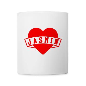 Jasmin Herzen - Tasse - Weiß - Vorne