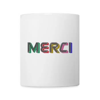 Vielen Dank - Tasse - Weiß - Vorne