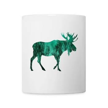 Elch - Tasse - Weiß - Vorne