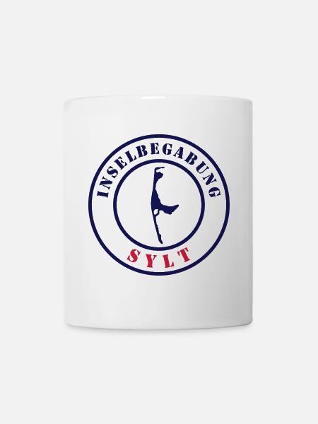 inselbegabung sylt - Tasse - Weiß