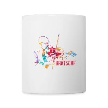 Schmissige Bratschenklänge Orchester - Tasse - Weiß - Vorne