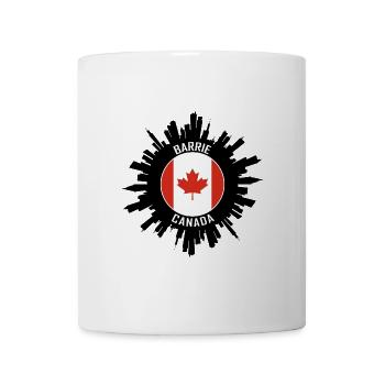 Barrie Skyline Kanada Flagge Reise-Souvenir - Tasse - Weiß - Vorne