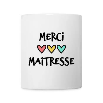 MISTRESS. THANK YOU. THANK YOU MISTRESS - Mug - white - Front