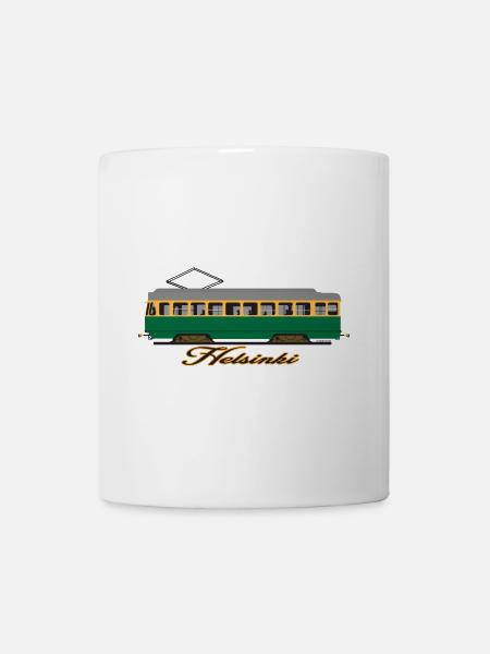 HELSINKI TRAM T-SHIRTS, HOODIES UND GIFTS - Tasse - Weiß