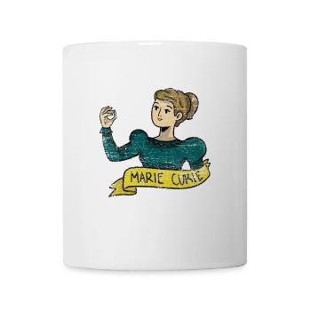 Geniale Marie Curie Nobelpreisträgerin - Tasse - Weiß - Vorne