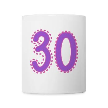 30. 30 YEARS. 30th ANNIVERSARY. 30 YEARS ANNIVERSARY. - Mug - white - Front