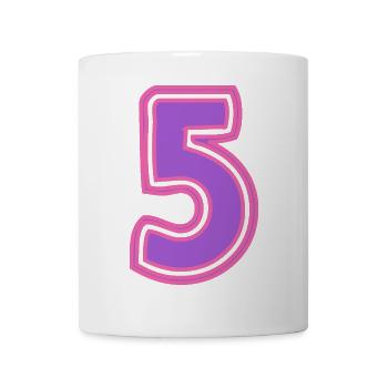 5. 5 YEARS. 5th ANNIVERSARY. 5 YEAR ANNIVERSARY - Mug - white - Front