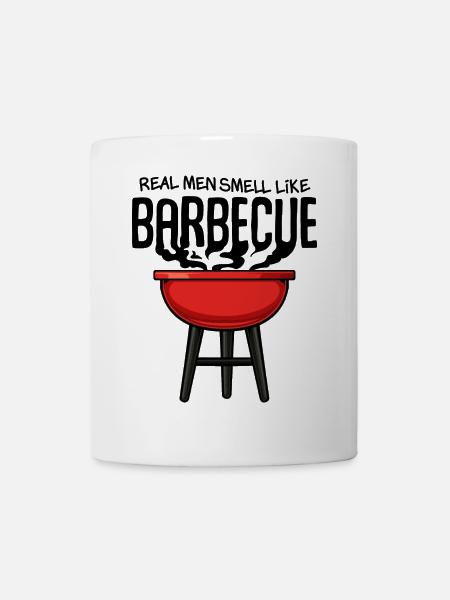Red Kettle Grill Illustration - Mug - white
