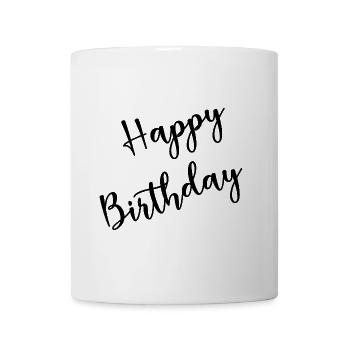 ALLES GUTE ZUM GEBURTSTAG. ALLES GUTE ZUM GEBURTSTAG. JAHRESTAG. - Tasse - Weiß - Vorne