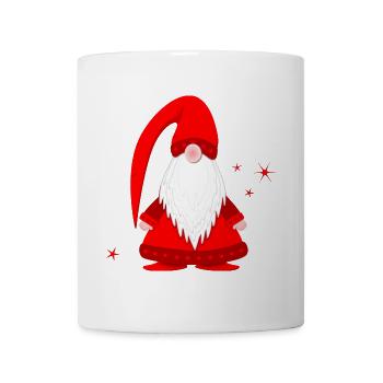 Wichtel wichteln Wichtelgeschenk Weihnachten Zwerg - Tasse - Weiß - Vorne