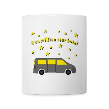 one million star hotel - Tasse - Weiß - Vorne