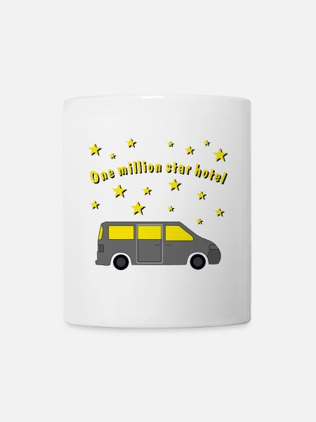 one million star hotel - Tasse - Weiß
