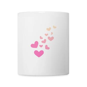 Herzchen Herz - Tasse - Weiß - Vorne