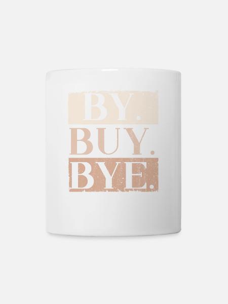 By Buy Bye Grammatik-Polizei Englisch-Lehrer Schre - Tasse - Weiß