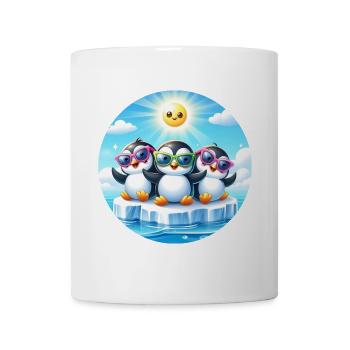 Funny Penguins 2 - Mug - white - Front