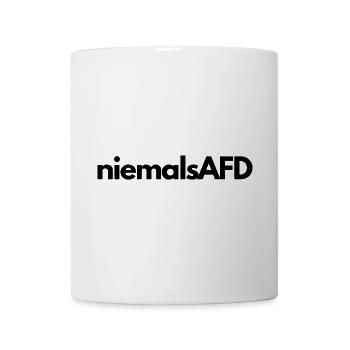 niemalsAFD - Tasse - Weiß - Vorne