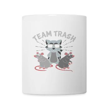 Team Trash Racoon Lover - Tasse - Weiß - Vorne
